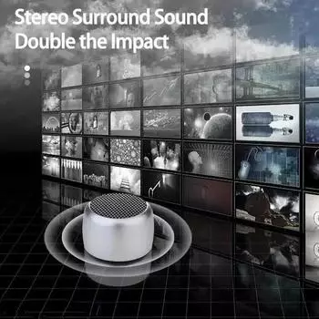 1 шт. M1 портативный Bluetooth-динамик музыкальный стерео объемный мини USB наружный сабвуфер динамик аудиоплеер динамик микрофон