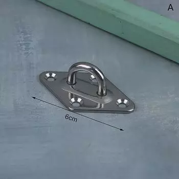 1 шт. M5 M6 M8 M10 304 нержавеющая сталь потолочный настенный крюк сверхпрочная якорная проушина для лодки йоги качели гамаки A