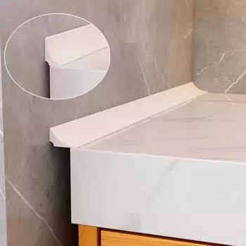 1 шт./м водонепроницаемый силиконовый водяной барьер для ванной комнаты, уплотнительная лента для кухни, гидрошпонка