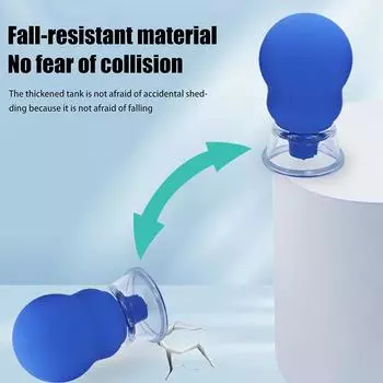 1 шт. Магнитная натуральная силиконовая баночная массажная чашка для тела, лица, шеи, глаз, массаж вакуумный бак для тела, ухода за лицом, антивозрастной красоты No.3 розовый