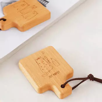 1 шт. Магнитная открывалка для бутылок с ручным рисунком из мультфильма, деревянная открывалка для холодильника, магнит для пива, кухонные гаджеты, инструменты