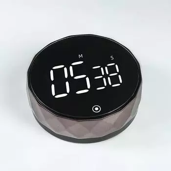 1 шт. Магнитный цифровой таймер обратного отсчета с большим ЖК-дисплеем - Многофункциональный для приготовления пищи, спортзала, конференций и общежития - Кухонный таймер