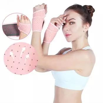 1 шт. магнитный самонагревающийся браслет для поддержки запястья с подогревом, грелка для рук, компрессионный обезболивающий браслет для взрослых и детей