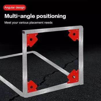 1 шт. Магнитный сварочный локатор, вспомогательный отсос для электросварки, прямоугольный магнит, косой угол, инструмент для отсоса железа A