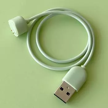 1 шт. Магнитный зарядный кабель для умных часов Mi Band 5/6/7, кабель для быстрой зарядки чёрный