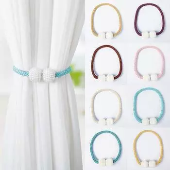 1 шт. магнитный зажим для штор, пряжка для штор, зажимы для оконных штор, аксессуары для украшения дома синий