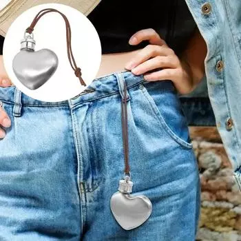 1 шт. Маленькая бутылка вина, утолщенная Love Mini 304, нержавеющая сталь, ручная работа, кулон в форме бутылки вина, набор для вина из нержавеющей стали