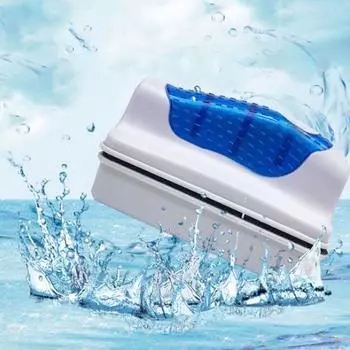 1 шт. маленькая магнитная щетка для аквариума, плавающая щетка для чистки стекла, окон, скребок для водорослей, щетка для чистки YSL 7cmx3.7cmx6.8cm