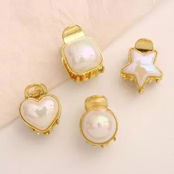 1 шт., маленькая заколка-заколка из сплава «Русалка Ji» для женщин и девочек, заколки для макияжа для волос