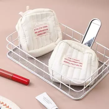 1 шт., маленькие наушники, губная помада, гигиенические прокладки, органайзер для хранения, сумка, чехол, мини-сумка на молнии, женская косметичка, кошелек для монет