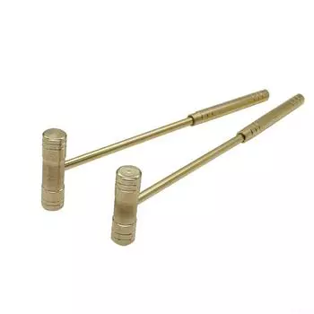 1 шт. маленький латунный молоток для ремонта часов молоток Detachable Handle