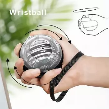 1 шт. Маленький профессиональный тренажер для укрепления хвата для запястья, растяжки, упражнений на предплечье и тренировки силы рук, улучшения наращивания мышечной массы и выносливости чёрный