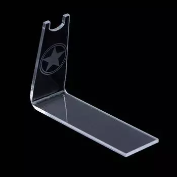 1 шт. Маленький прозрачный акриловый уличный держатель для пистолетов, подставка для демонстрации моделей оружия onesize