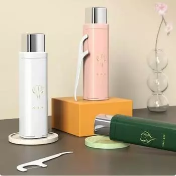 1 шт. Маленький ящик для хранения зубной нити, бытовой, портативный, автоматический, выдвижной, ящик для хранения зубной нити, можно брать с собой, легко использовать розовый