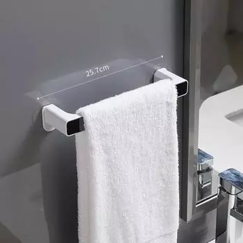 1 шт. Маленький размер вешалка для полотенец для ванной комнаты, без проколов, простая креативная вешалка для полотенец для ванной комнаты