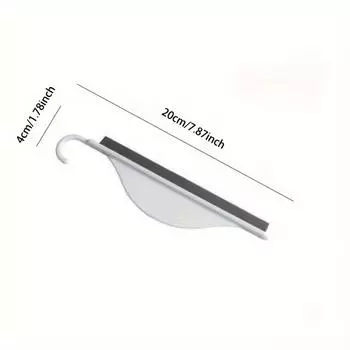 1 шт., Маленький ручной скребок для воды, скребок для уборки дома, стеклоочиститель, скребок для оконных стекол и зеркал, 1pc белый