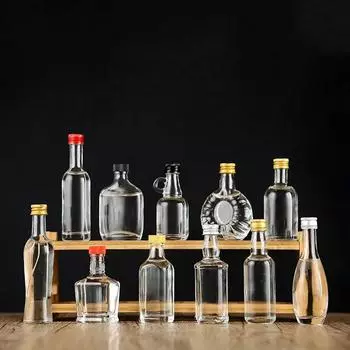 1 шт. маленький симпатичный мини-графин для виски 50 мл стеклянная бутылка без свинца для ликера шотландского бурбона 1 Pcs