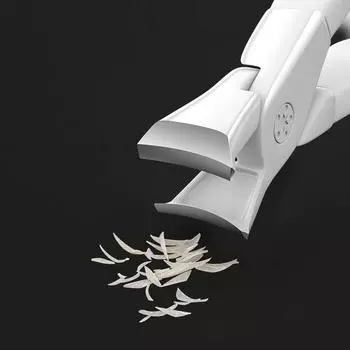 1 шт. Маникюрные кусачки для ногтей из нержавеющей стали, кусачки для ногтей, кусачки для ногтей белый