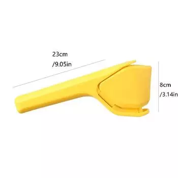 1 шт. Машина для выжимания лимонного сока | Простая в использовании ручная машина для выжимания лимонного сока | Складная и плоская для экономии места при хранении Citrus Juicin жёлтый