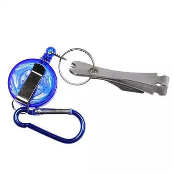 1 шт., машинка для стрижки лески нахлыстом + инструмент для завязывания узлов + игла для чистки глаз крючка + экстрактор лески для ткани и инструмента для держателя ремня чёрный