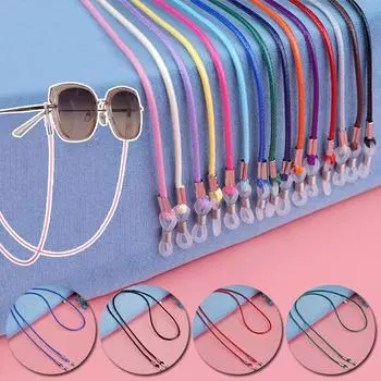 1 шт., маска-цепочка, подвесная веревка, восковая линия, ремешок, держатель, ремешок для очков, аксессуар для очков красный