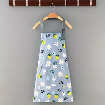 1 шт. Маслостойкий подсолнух Водонепроницаемый Ресторанные принадлежности Кухонные фартуки Регулируемые Без рукавов Мультяшные Защищающие от грязи фартуки