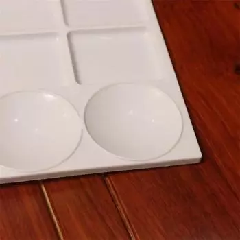 1 шт. масляная краска, палитра для рисования водой, для детей и взрослых, художественный акриловый лоток для рисования 1Pc