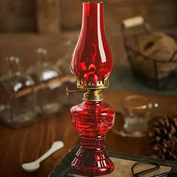 1 шт. масляная лампа винтажная керосиновая лампа камера стеклянная деревенский домашний декор внутреннее использование фонарь освещение белый
