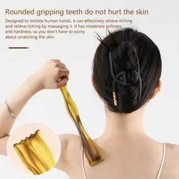 1 шт. Массажер для чесания спины, грабли для чесания спины, бытовой массаж спины, расслабляющий инструмент, подарки для родителей и пожилых людей