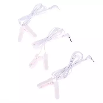 1 шт. Массажер для машины 2,35/2,5/3,5 мм штекер электродные провода соединительные кабели 2.35mm