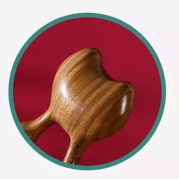 1 шт. массажер для носа из сандалового дерева, способствующий циркуляции крови, терапия триггерных точек, педикюр, доска Гуаша, инструмент для подтяжки носа, массажер