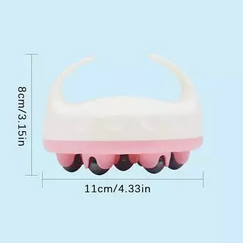 1 шт., массажер Seven Dragon Ball, шарик для ног, рук, роликовый шарик, массажер для тела, магнитная стальная массажная бусина, меридианная щетка