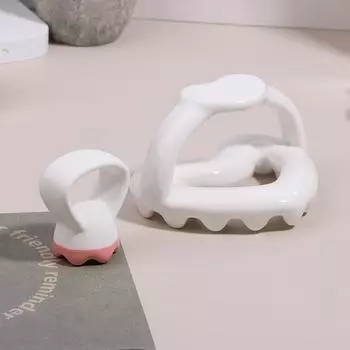 1 шт., массажеры для лица Gua Sha, инструмент для спа-массажа лица, подтяжка лица, керамическая доска-скребок Gua Sha, подтяжка кожи