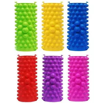 1 шт. Массажная подушка для пальцев ног, высококачественная расслабляющая акупрессурная подушка, многоцветная массажная подушка для ног 40cm синий