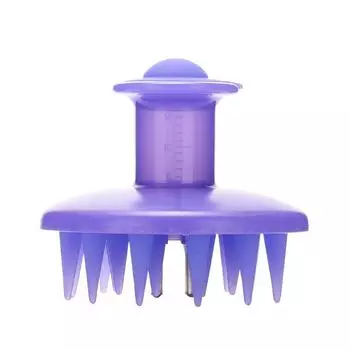 1 шт. Массажная ручная щетка для кожи головы с дозатором шампуня, мягкая силиконовая щетка для волос, многофункциональная щетка для отшелушивания кожи головы