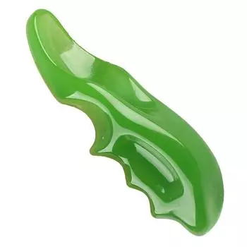 1 шт., массажное устройство из смолы, ручной массаж большого пальца, физиотерапия, небольшие инструменты, триггер для глубоких тканей всего тела, портативный массажер зелёный