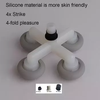 1 шт., массажный пистолет с четырьмя головками, шарик для массажного пистолета, аксессуары, пистолет для массажа головы, массажер для спины, облегчение поясничных частей тела