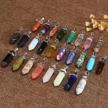 1 шт., материалы для изготовления ожерелья «сделай сам», натуральный камень, кристалл, кулон, ожерелье, кулон, ювелирные изделия