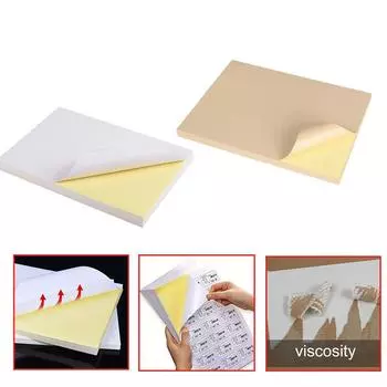 1 шт. матовая удобная самоклеящаяся печатная нежная с чистой задней стороной самоклеящаяся этикеточная бумага