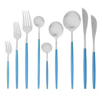 1 шт. матовые серебряные столовые приборы из нержавеющей стали, столовые приборы, кухонное серебро, посуда для стейка, столовая посуда, ложка, вилка, нож cake fork