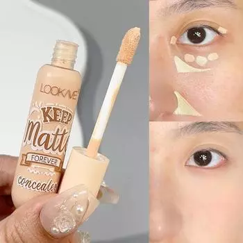 1 шт., матовый консилер-карандаш для контроля жирности кожи, увлажняющий, с полным покрытием, для устранения акне, темных кругов, корректирующий крем, основа под макияж, косметика 06