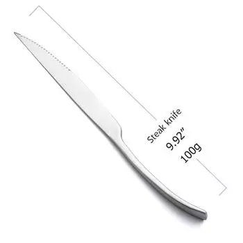 1 шт., матовый серебряный нож для стейка, вилка, чайная ложка, столовые приборы, столовая посуда из нержавеющей стали 18/10, десертные столовые приборы, кухонная посуда в западном стиле, сверхмощная Teaspoon