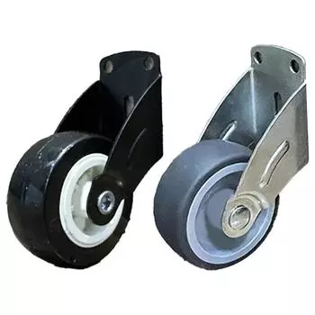 1 шт. мебельные ролики, тяжелые несущие колеса, ролики для стола, стула, тележки, колеса, нижняя опора для двери, колесная фурнитура чёрный