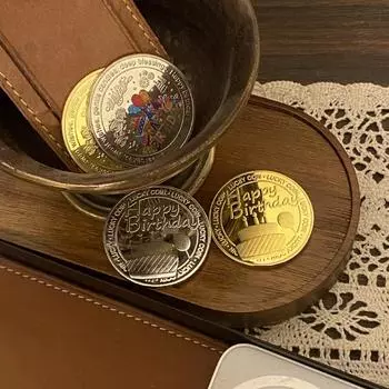 1 шт. Медаль удачи и счастья, коллекционная монета, памятные монеты на удачу, с днем рождения, подарок на день рождения A2