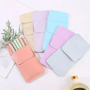 1 шт., медицинский пенал большой емкости из искусственной кожи, двухслойный, прочный, портативный, многофункциональный, сумки для ручек для врача и медсестры One Size розовый