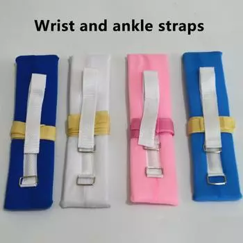 1 шт. медицинский ремень для фиксации конечностей, фиксированный ремень для рук и ног пациентов, для пожилых людей, психически больных розовый