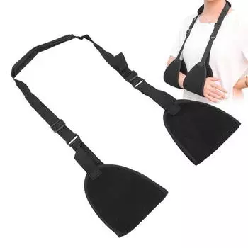 1 шт., медицинский слинг для рук, слинг для плеча, ушиб, растяжение, вывих плеча, поддержка для перелома запястья, слинг для предплечья, хирургический инструмент для восстановления чёрный