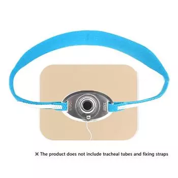 1 шт. медицинский трахеальный катетер ультрамягкая фиксация трахеотомическая трубка ремень мягкая губка поддержка шеи трахеостомическая фиксированная губчатая прокладка 1Pcs