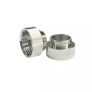 1 шт. медный хромированный адаптер с наружной резьбой 22 мм на 3/4 дюйма, американский стандартный фитинг для водопроводной трубы, аэратор, кран-адаптер