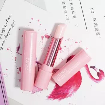 1 ШТ. Меняющий Цвет Бальзам Для Губ Увлажняющая Основа Для Губ